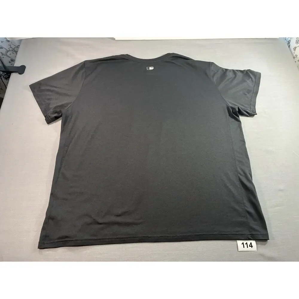 Nike Chicago Cubs Dri-FIT T-Shirt Mens XXL Gray MLB Baseball Graphic Tee